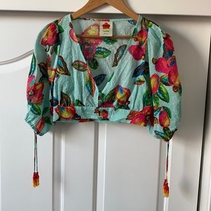 Farm Rio crop top NWOT